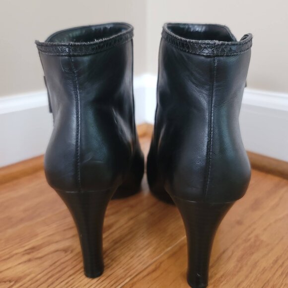 Anne Klein Akcaelina Black Ankle Bootie Size 10 - Picture 12 of 13